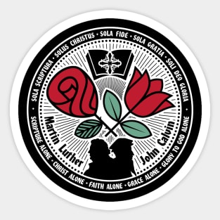 The Five Solas of Reformation. Sticker